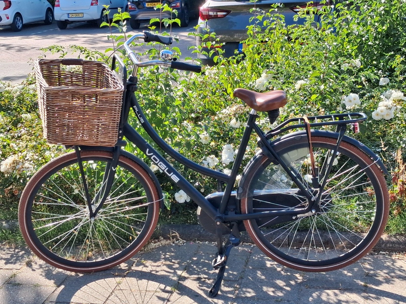 vogue plus lage damesfiets, Ophalen, Terugtraprem, Versnellingen, Vogue plus