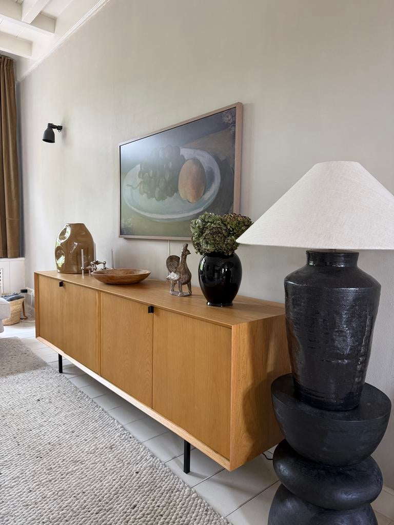 Vintage dressoir mid century modern, Mid century modern, Eikenhout, Ophalen of Verzenden, Zo goed als nieuw