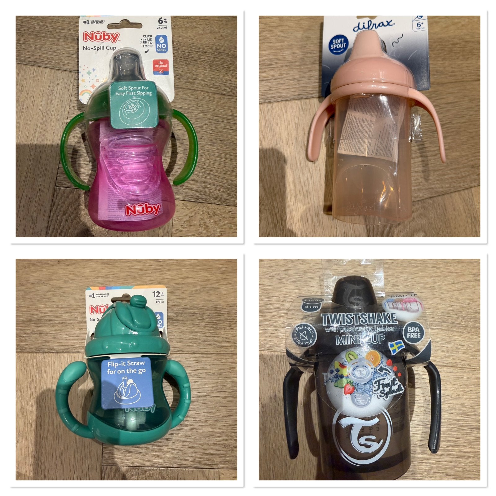 Nuby, difrax, twistshake drinkflessen nieuw, Ophalen of Verzenden, Zo goed als nieuw, Overige typen