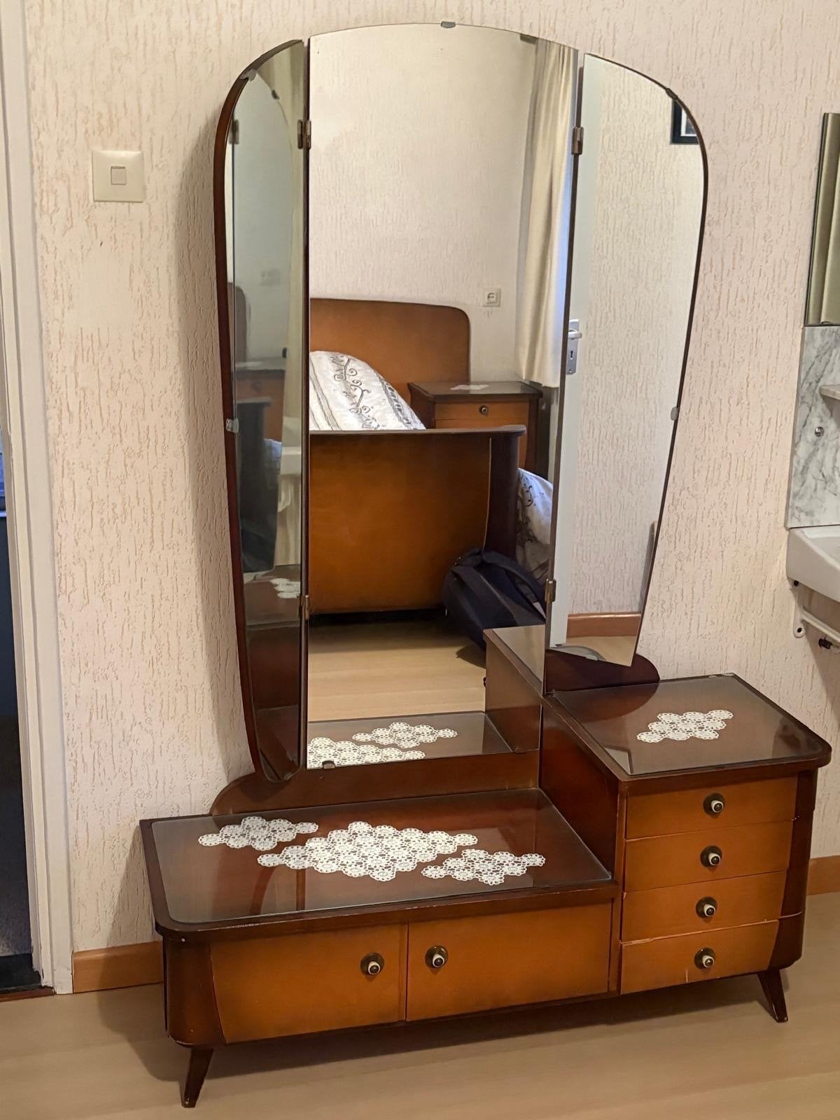 Vintage Slaapkamer Set - Jaren '50/'60 Stijl, Ophalen