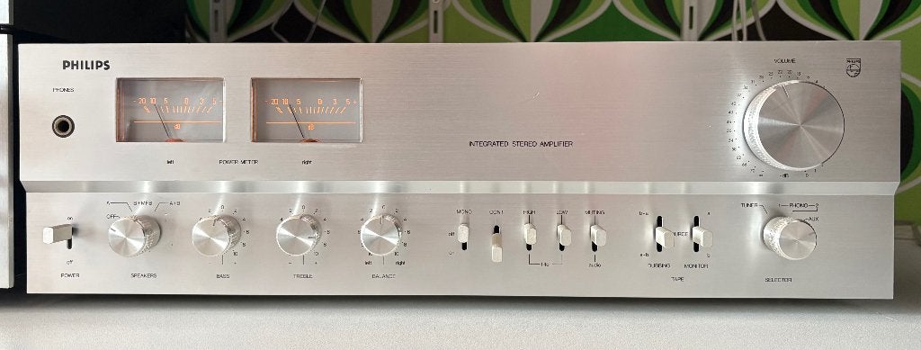 Philips versterker 22ah384 (met mfb aansluiting), Audio, Tv en Foto, Overige merken, Gebruikt, Ophalen of Verzenden, 60 tot 120 watt