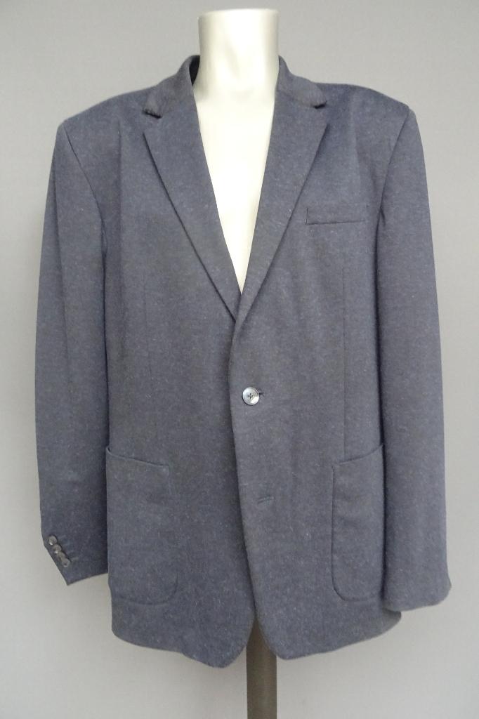 CANDA maat 56, blauw jersey colbert jasje., Blauw, Maat 56/58 (XL), Ophalen of Verzenden, Zo goed als nieuw