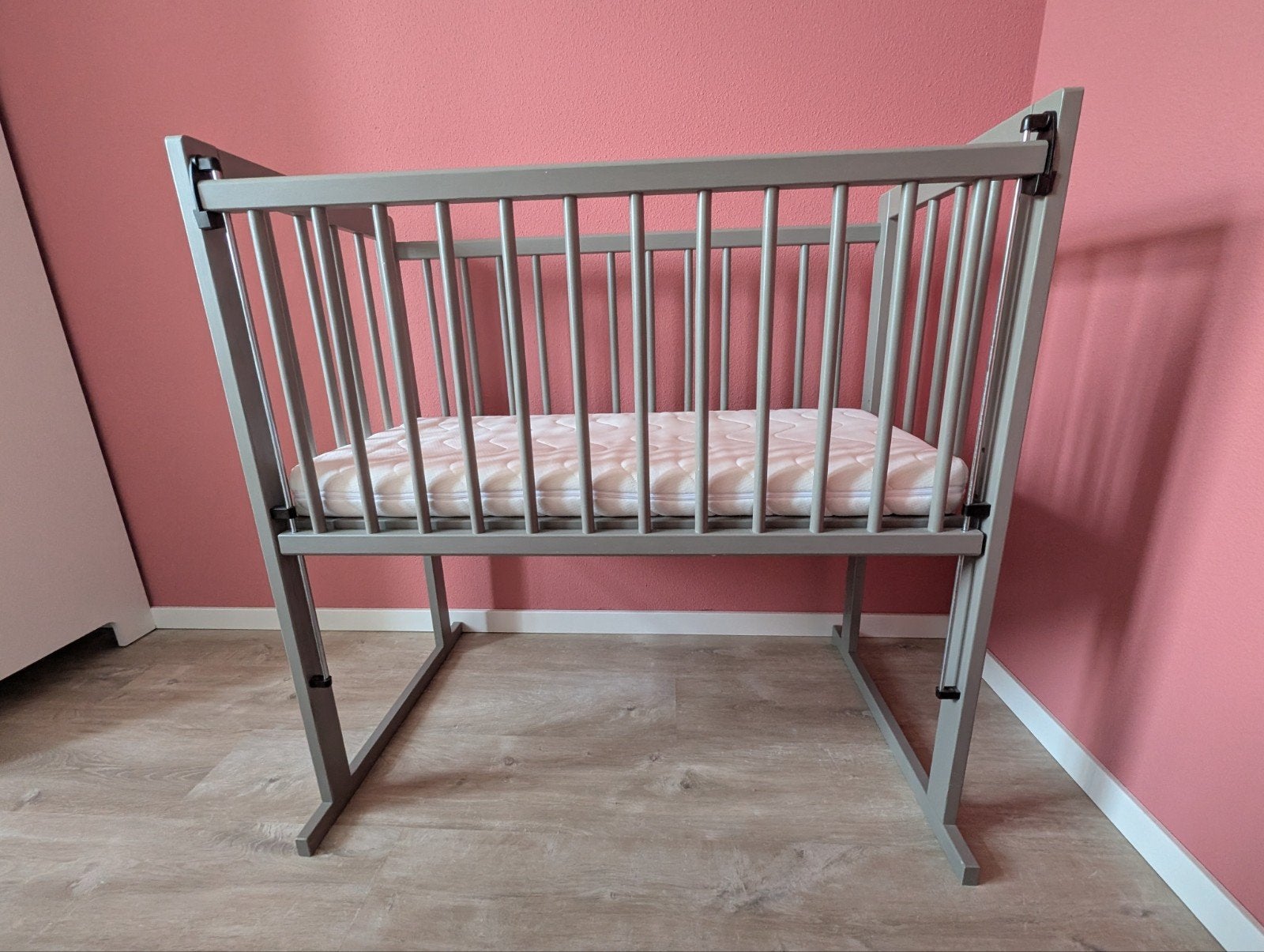 Co-sleeper Petit Amelie grijs, Kinderen en Baby's, Ophalen, Gebruikt, Wieg