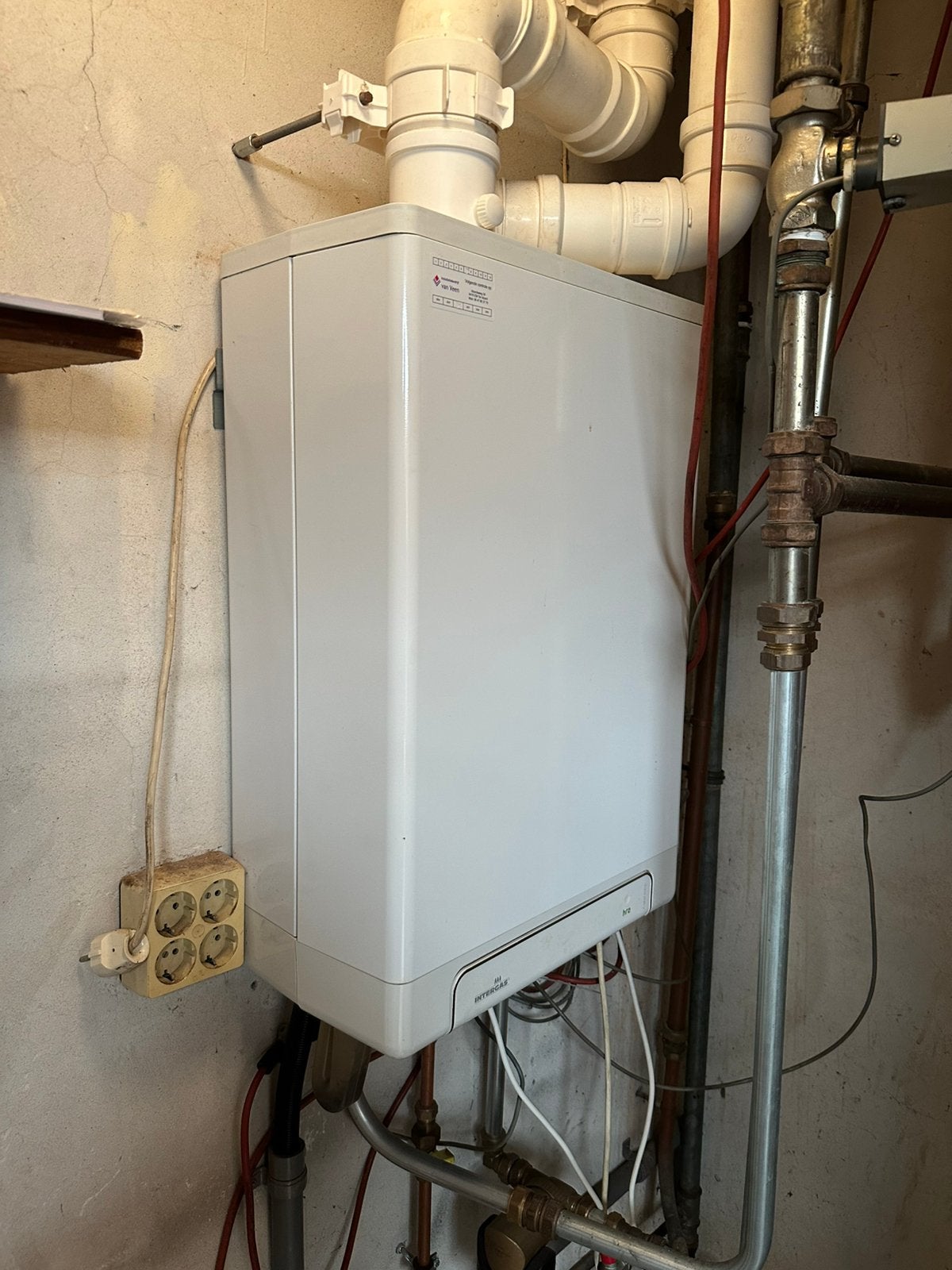 Intergas Kombi Kompakt HRE 28/24 A combi ketel, Ophalen, 30 tot 80 cm, Cv-ketel of Combi-ketel, Minder dan 60 cm