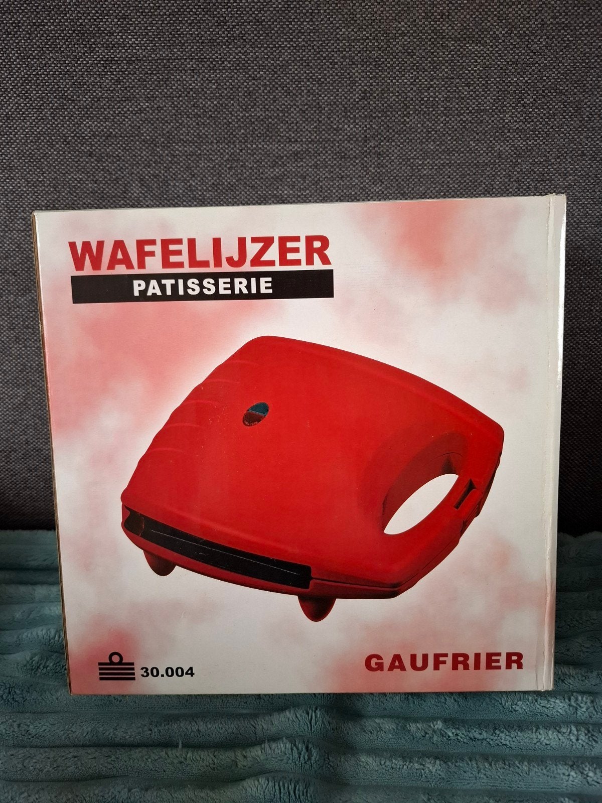 Nieuw Wafelijzer Patisserie - Rood, Ophalen of Verzenden, Nieuw