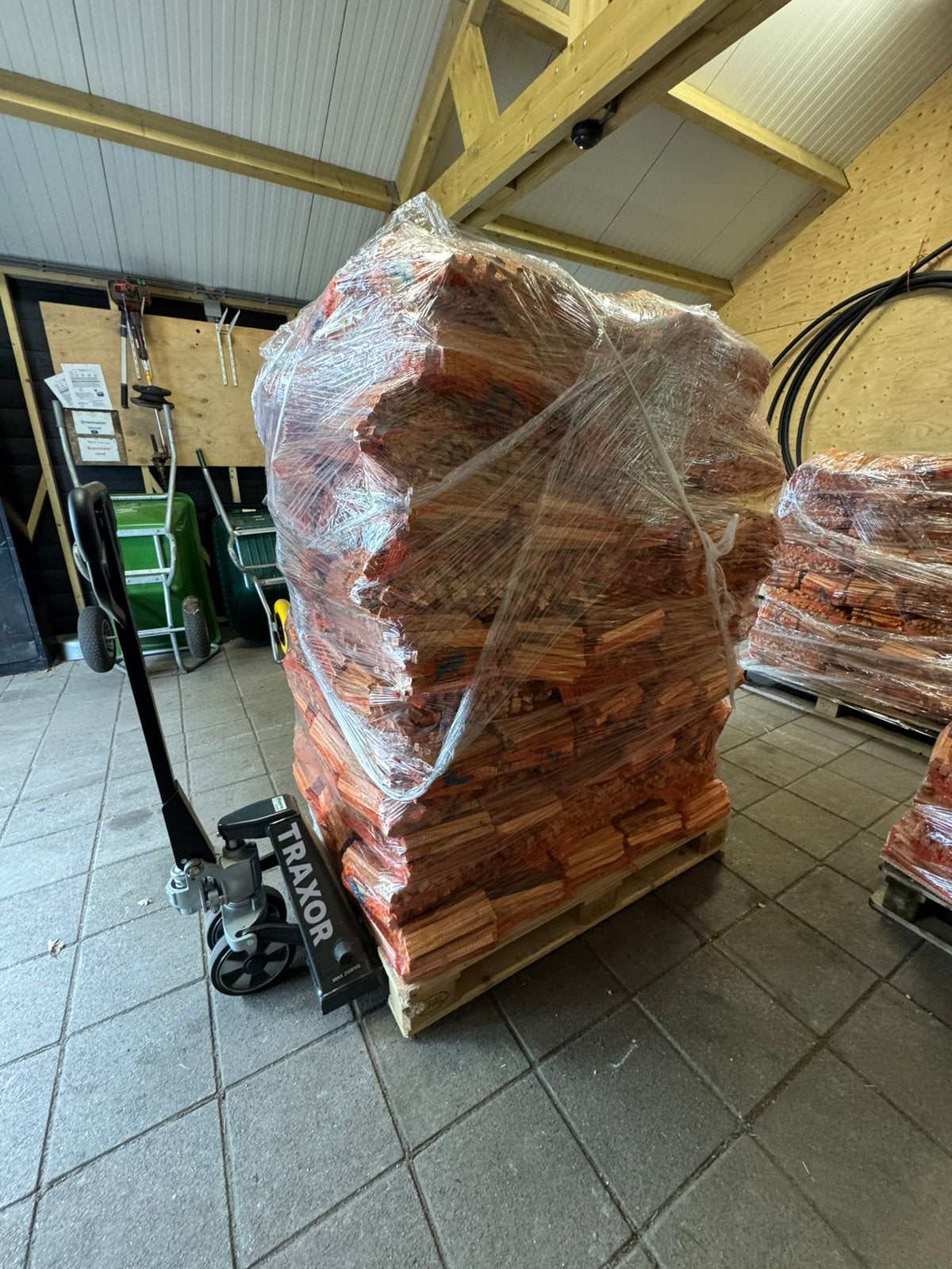 Pallet aanmaakhout 100 stuks, Ophalen, Zo goed als nieuw, Bakstenen