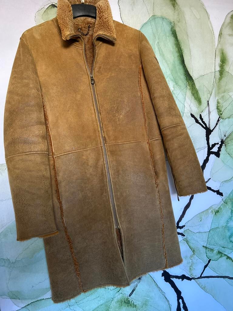 PME Legend lammycoat schapenvacht maat M, Ophalen of Verzenden, Zo goed als nieuw, Maat 48/50 (M), Bruin