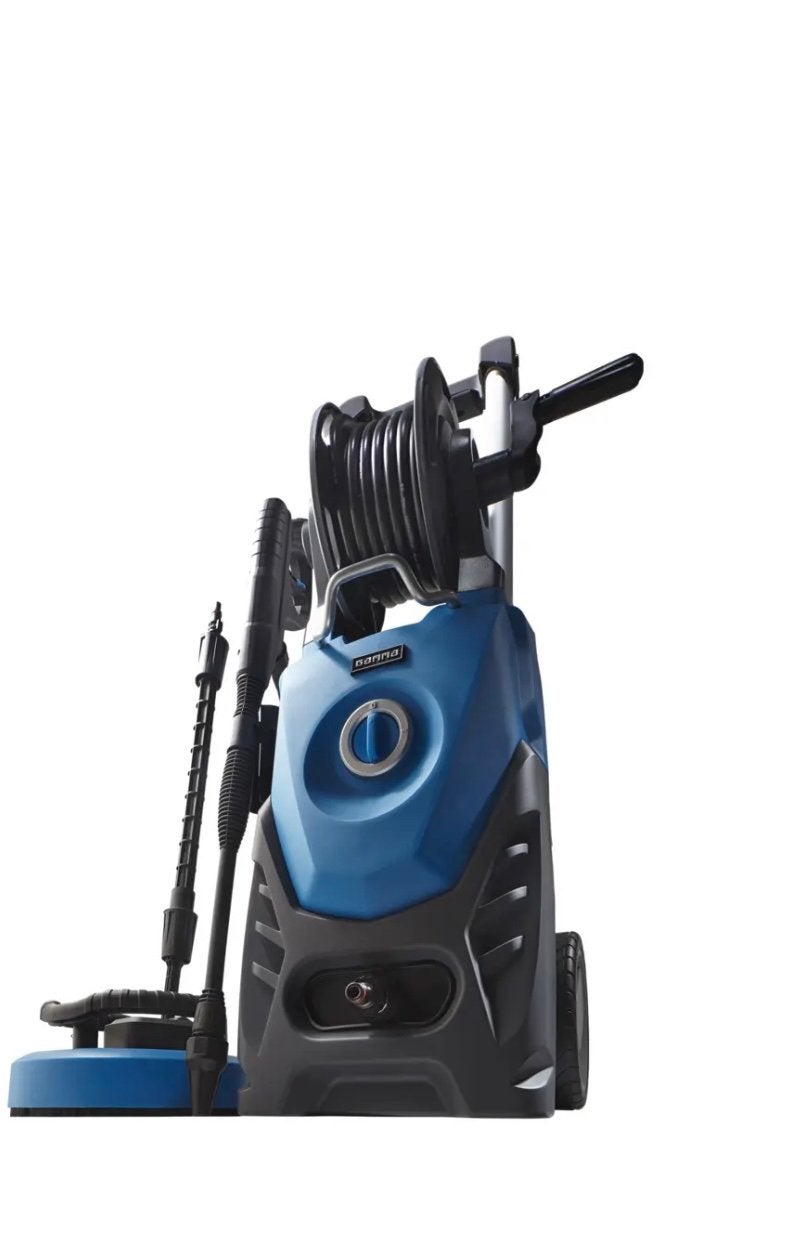 1x gebruikt =GAMMA hogedrukreiniger HDR-150 + slanghaspel, Ophalen of Verzenden, Nieuw, Elektrisch