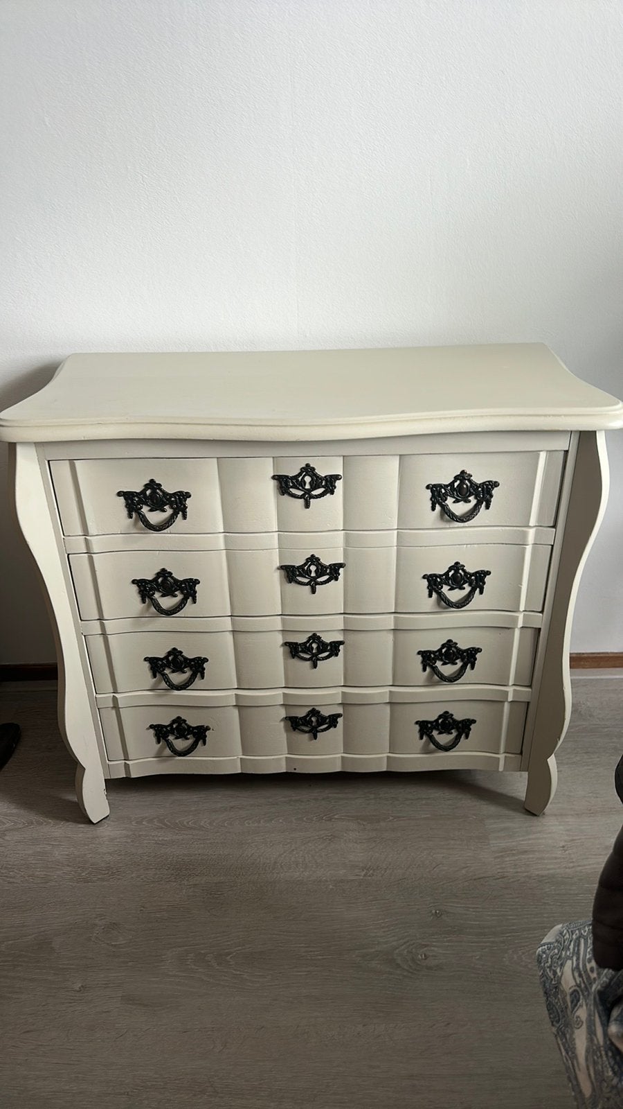 Vintage ladekastje, Ophalen, 50 tot 100 cm, Zo goed als nieuw, 3 of 4 laden