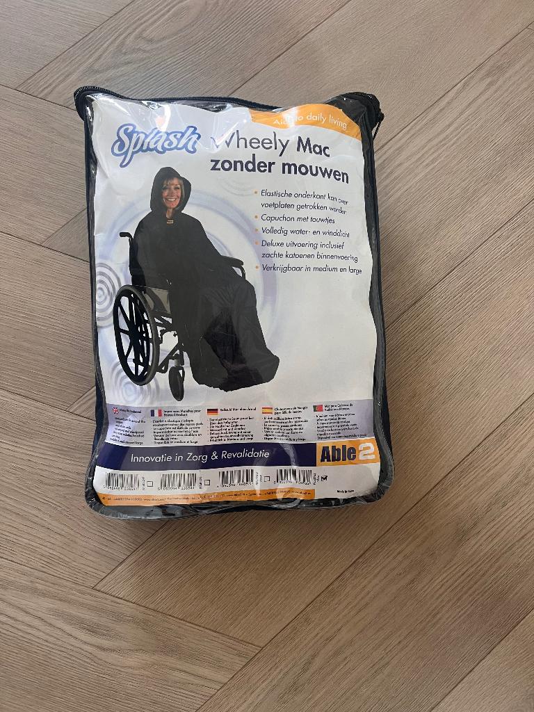Rolstoelhoes zonder mouwen en geheel omsluitend (dames/heren, Ophalen of Verzenden, Nieuw, Duwrolstoel