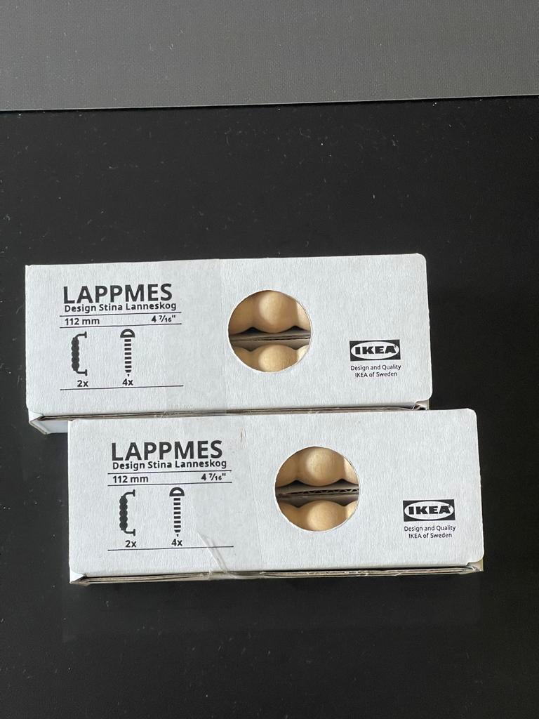 IKEA Lappmes deurknoppen, Ophalen of Verzenden, Nieuw