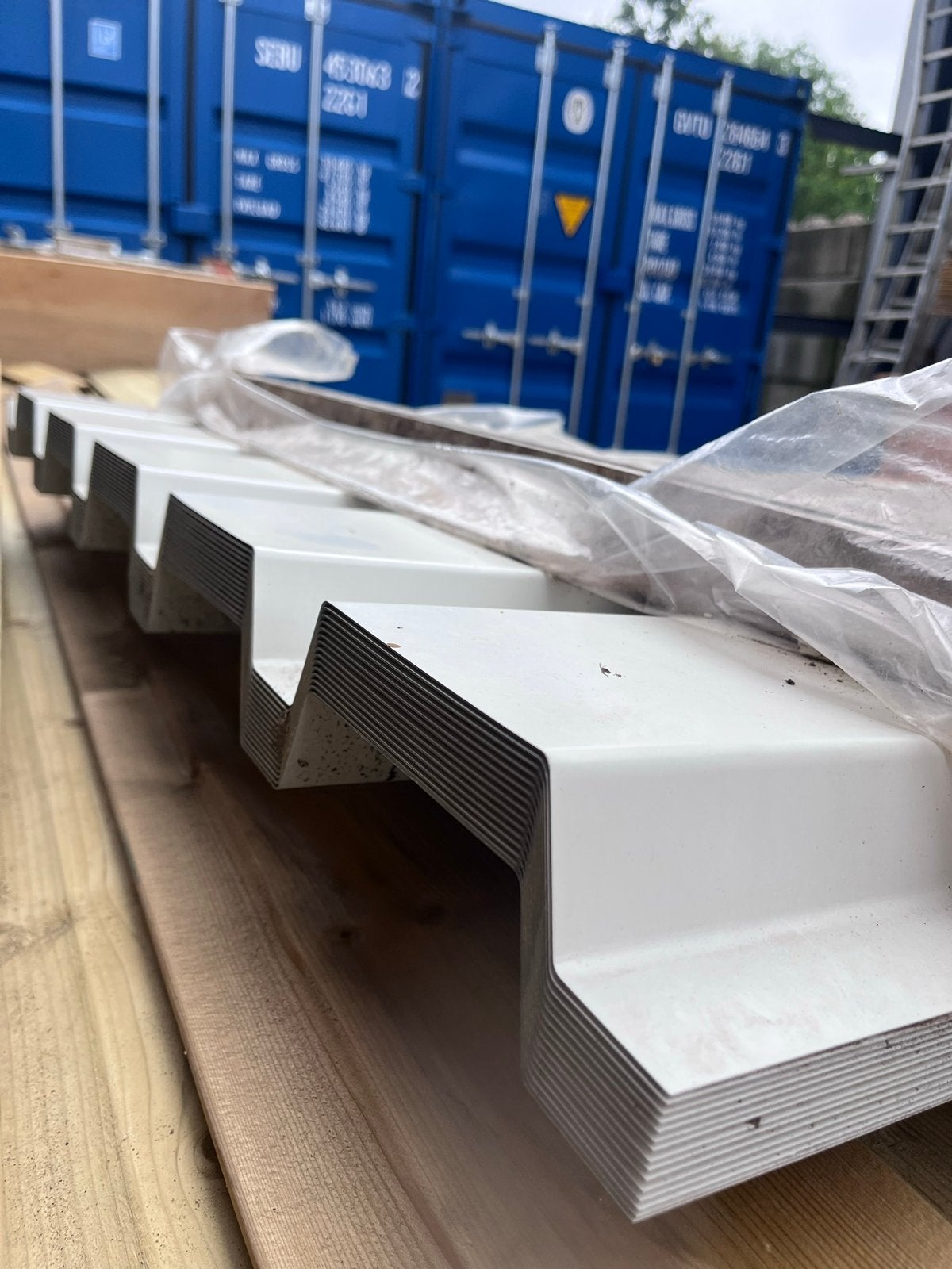 Witte dakplaten / golfplaten 500x95 €12,50 pm2, Ophalen, Overige kleuren, Nieuw, 15 m² of meer