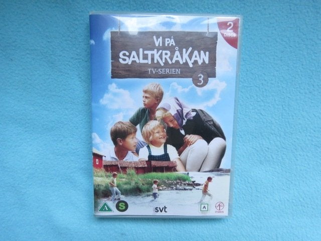 Zweedse DVD box: Vi på Saltkråkan Tjorven 4 afl. A. Lindgren, Alle leeftijden, Tv-serie, Import, Ophalen of Verzenden