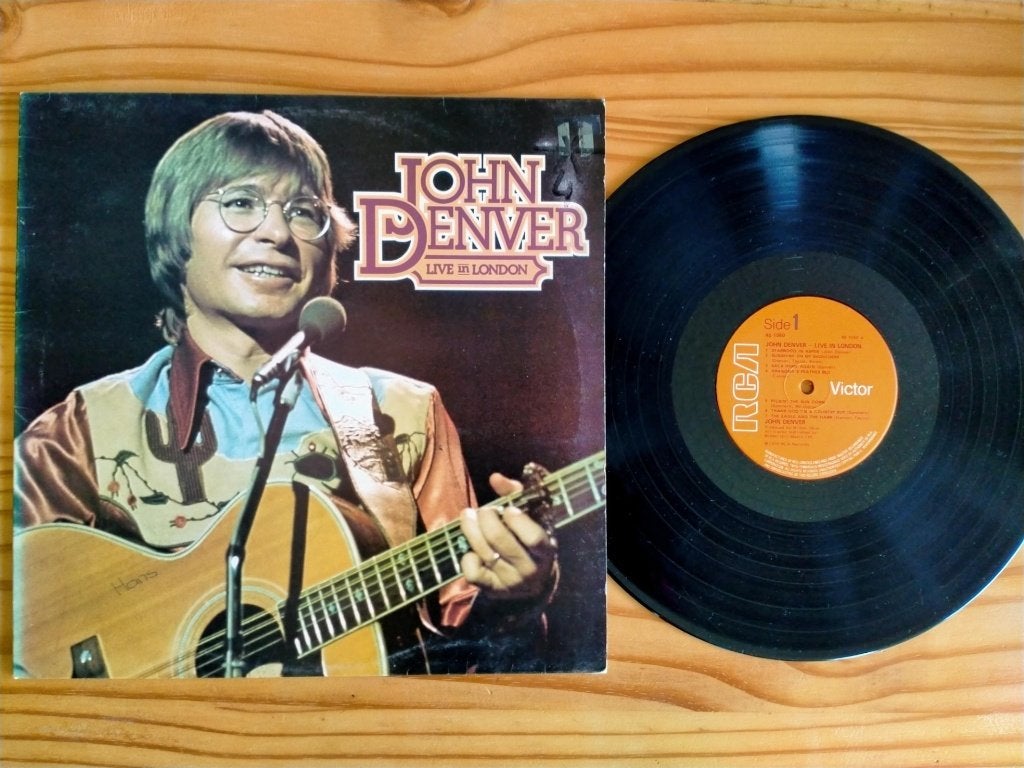 LP   -   John Denver   -   Live in London   –   1976, LP, Ophalen of Verzenden, Zo goed als nieuw, 12 inch