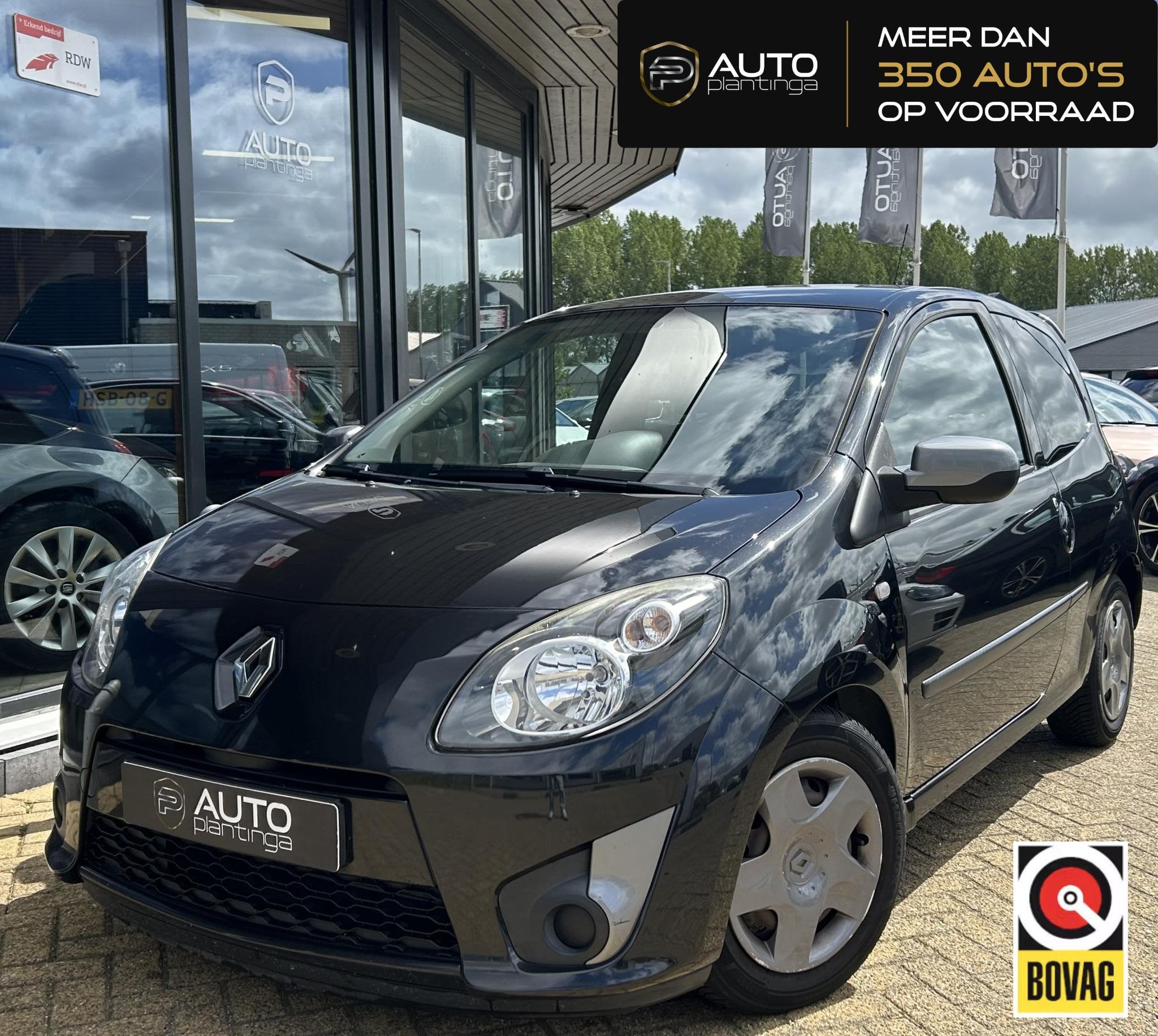Renault Twingo 1.2-16V Collection | Nette Staat | Airco | 2, Gebruikt, 4 cilinders, 4 stoelen, Zwart