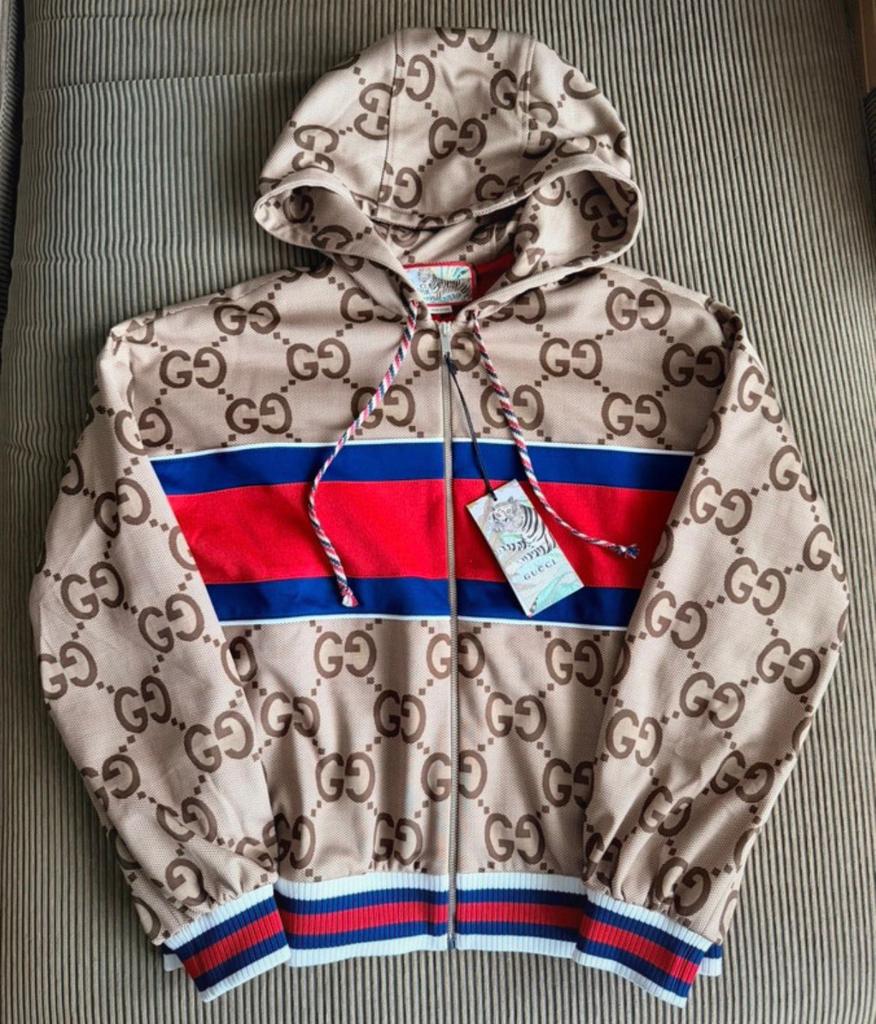 NIEUWE Gucci Tiger hoodie met rits maat S, Kleding | Heren, Truien en Vesten, Ophalen of Verzenden, Nieuw, Maat 46 (S) of kleiner