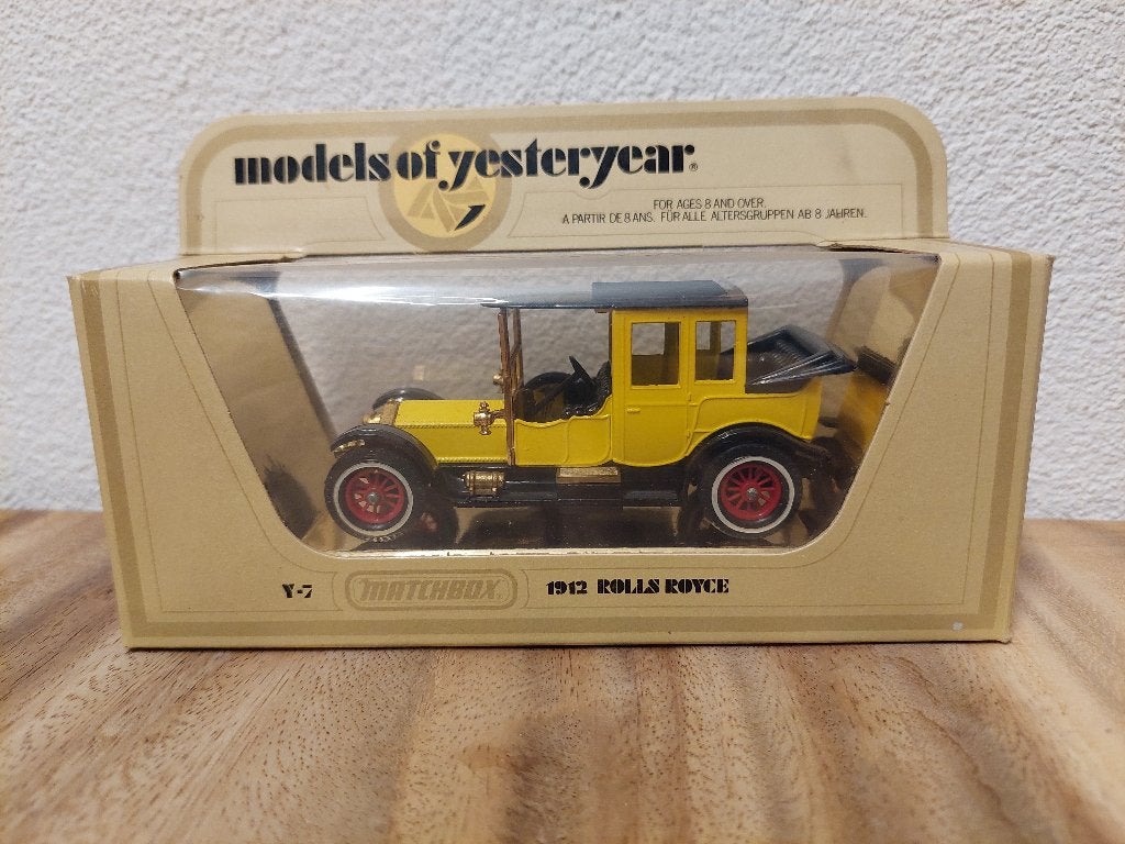 Matchbox Models of yesteryear 1:43 Y-7 1912 Rolls Royce, Nieuw, Ophalen of Verzenden, Matchbox, Auto