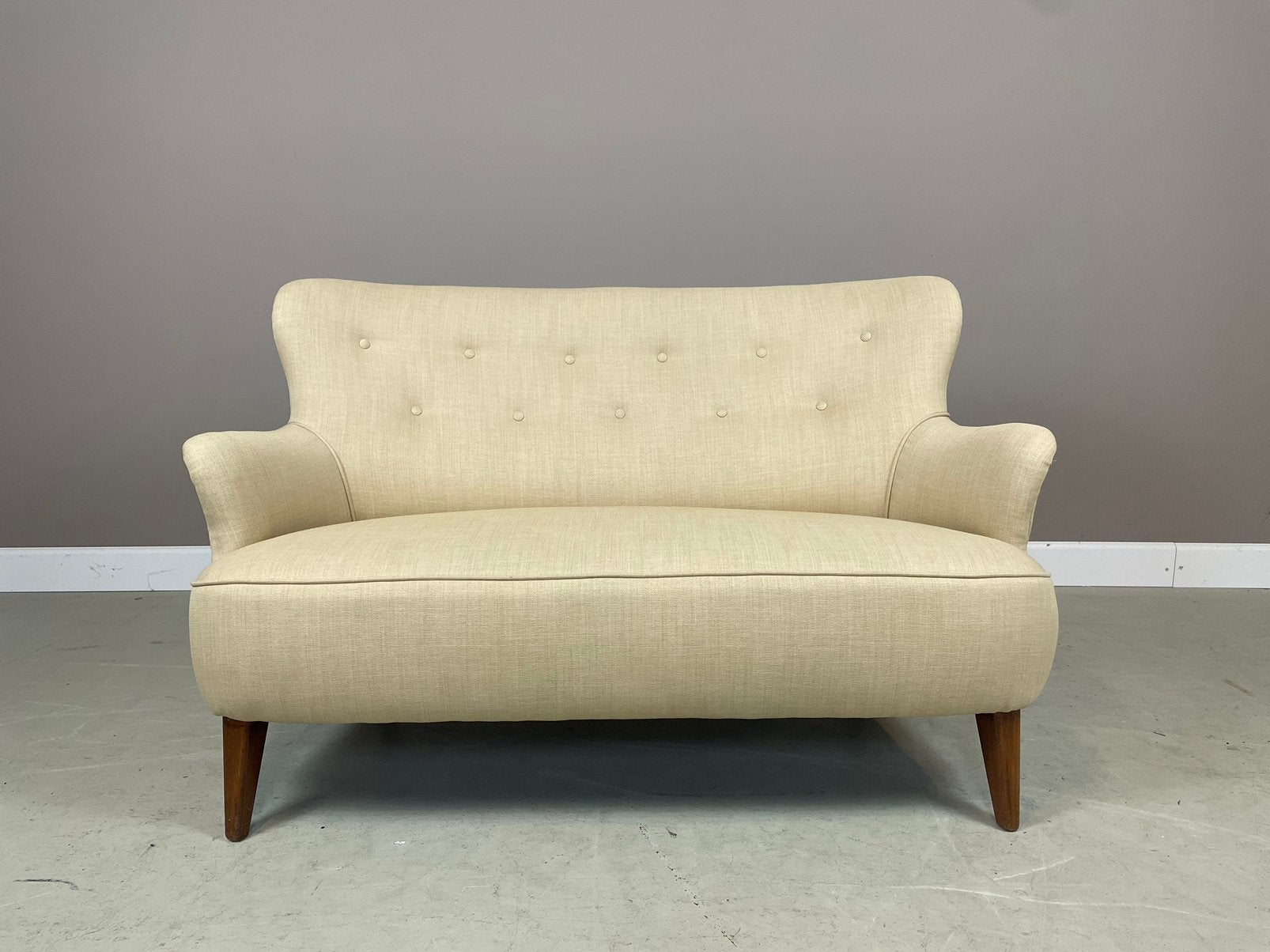 Artifort 2 zits bank Theo Ruth refurbished in ZGAN staat, Huis en Inrichting, Banken | Sofa's en Chaises Longues, Ophalen, Zo goed als nieuw