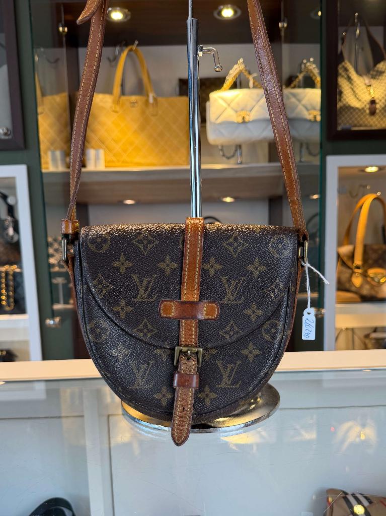 Louis Vuitton Chantilly PM Monogram, Ophalen, Gebruikt, Bruin, Handtas