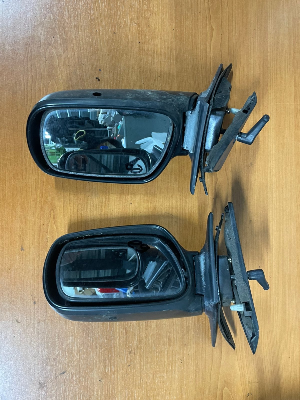 Toyota corolla e9 liftback set spiegels gebruikt, Auto-onderdelen, Ophalen of Verzenden, Toyota