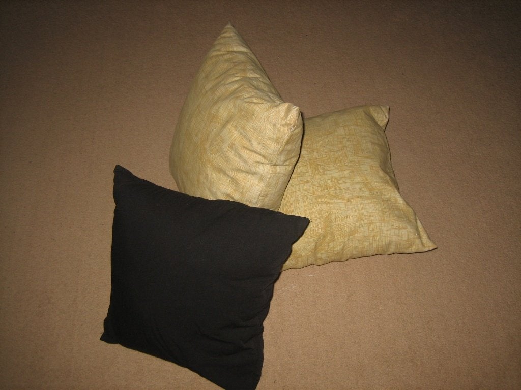 kussentjes, Wit, Vierkant, Ophalen of Verzenden, Zo goed als nieuw