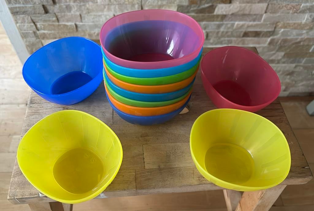 Ikea plastic bakjes, IKEA, Ophalen of Verzenden, Meerkleurig, Overige materialen