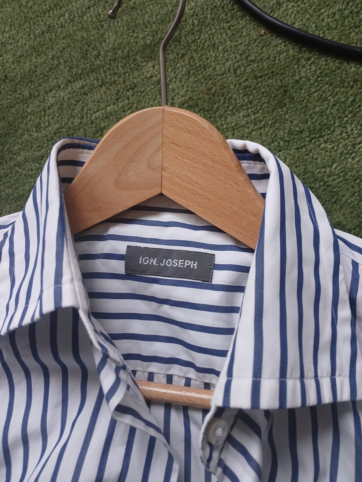 IGN. JOSEPH gestreept overhemd blauw wit, Kleding | Dames, Maat 38/40 (M), Blauw, Ophalen of Verzenden, Zo goed als nieuw