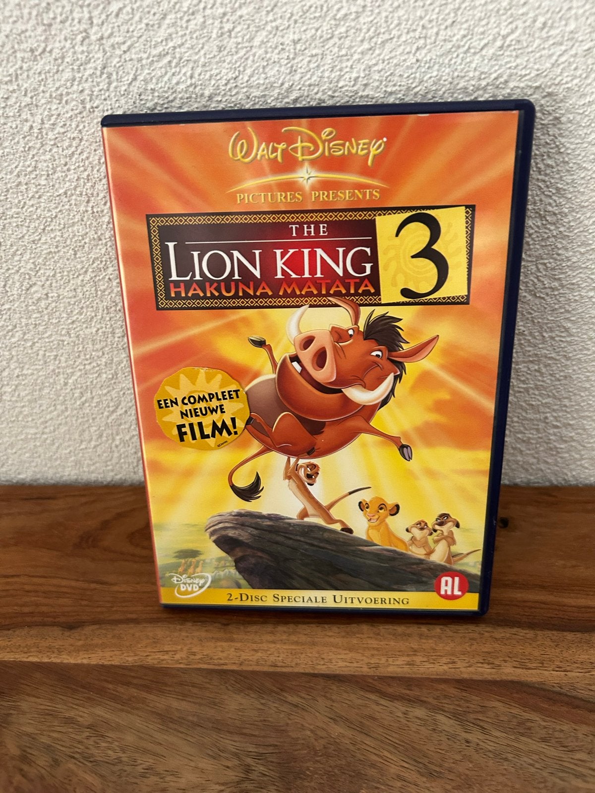 Disney's The Lion King 3: Hakuna Matata (DVD), Animatie, Nederlands, Zo goed als nieuw, Inclusief doosje
