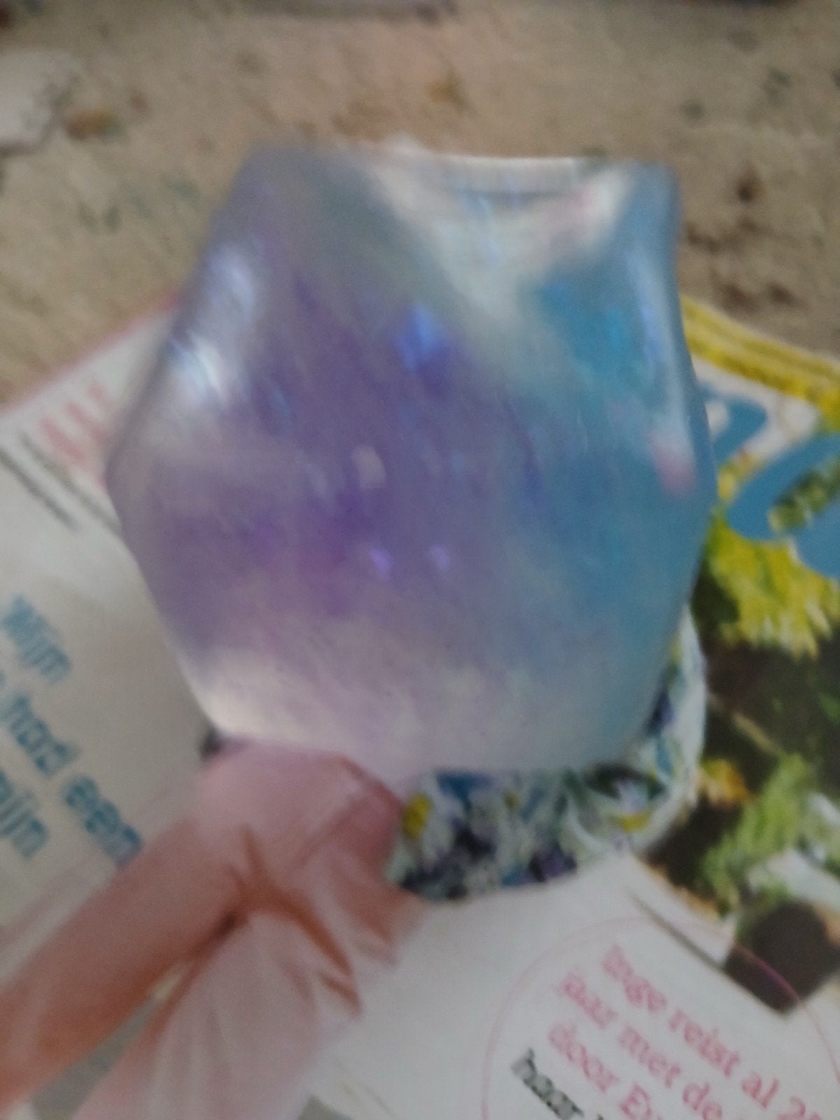 XXXL Nee Doh Squishie met glitters, Ophalen of Verzenden