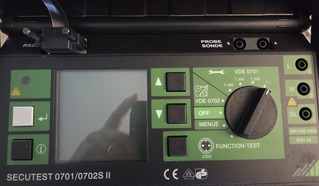 Fraaie Secutest NEN3140 - PAT tester, Ophalen of Verzenden, Zo goed als nieuw, Elektriciteit