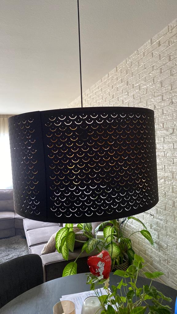 Te koop plafondlamp, Ophalen of Verzenden, Zo goed als nieuw, Minder dan 50 cm
