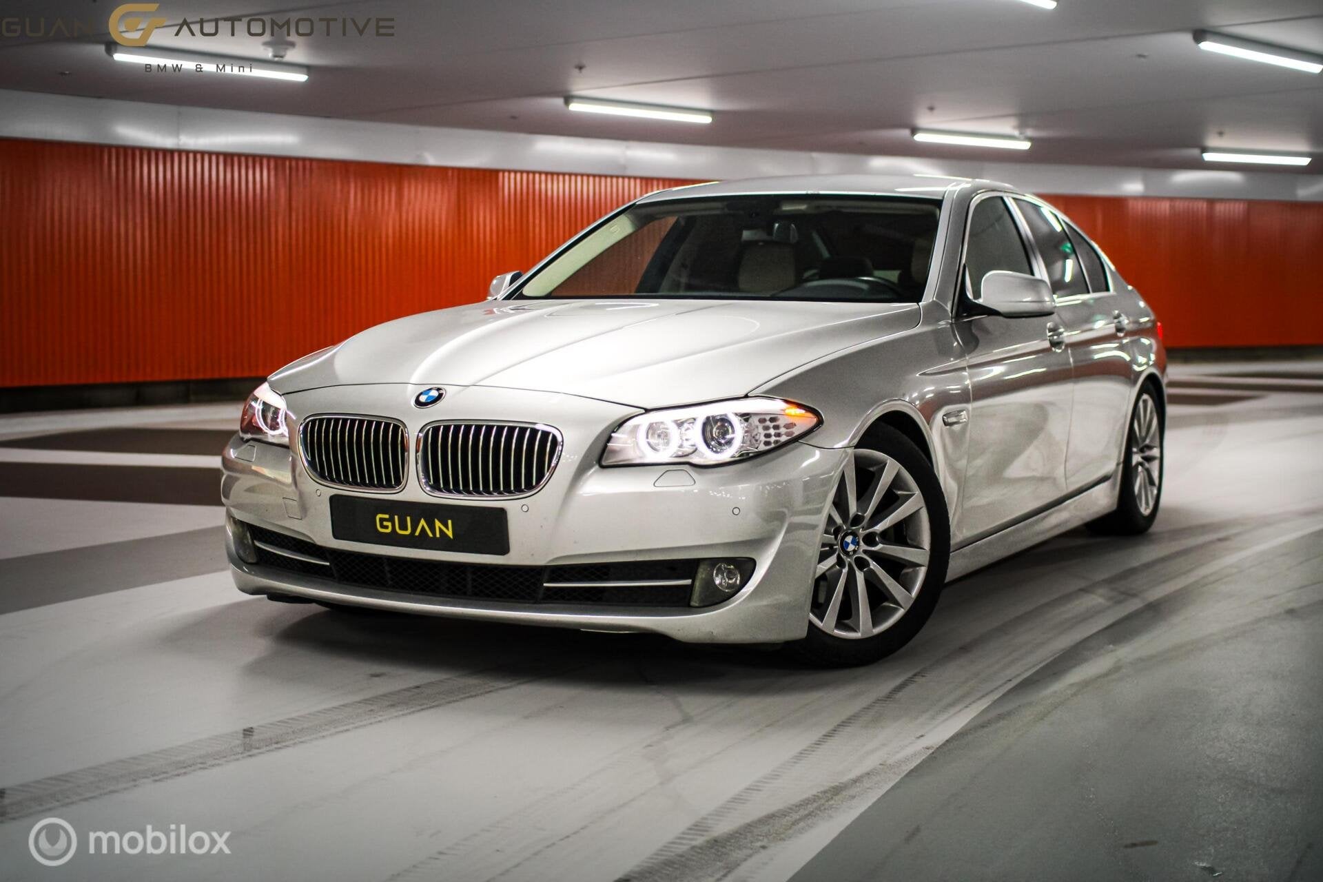 BMW 5-serie 528i High Executive, Auto's, Achterwielaandrijving, Beige, 258 pk, 2996 cc
