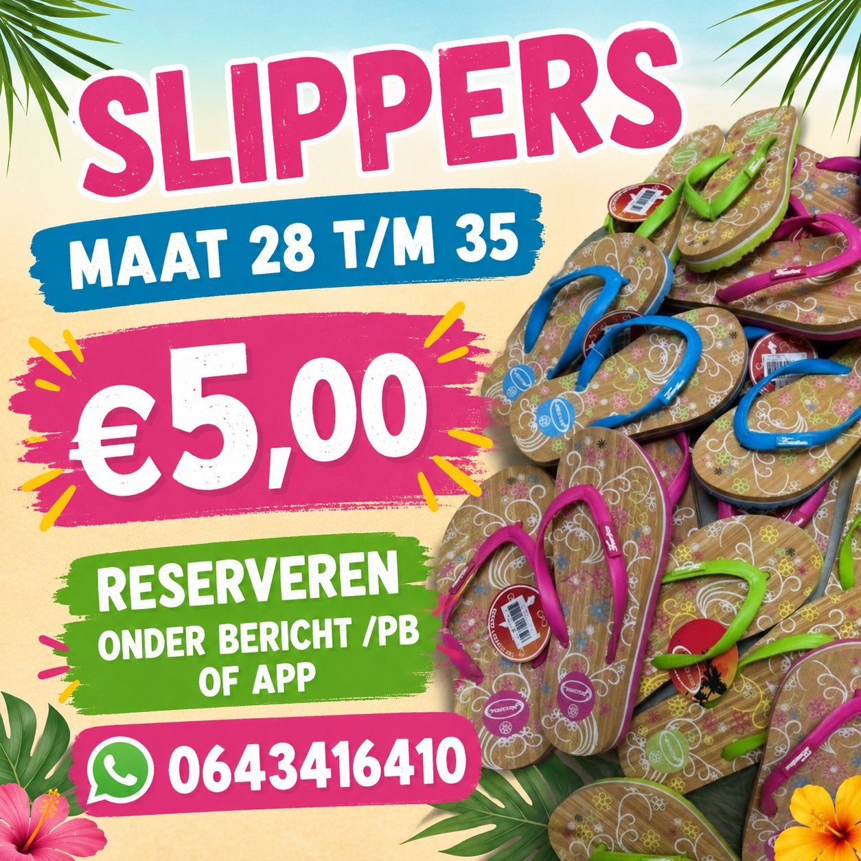 Trentino teenslippers €5, Ophalen of Verzenden, Jongen of Meisje, Overige typen