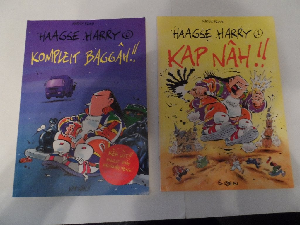 Haagse Harry Strips, Meerdere stripboeken, Verzenden, Gelezen, Marnix Rueb