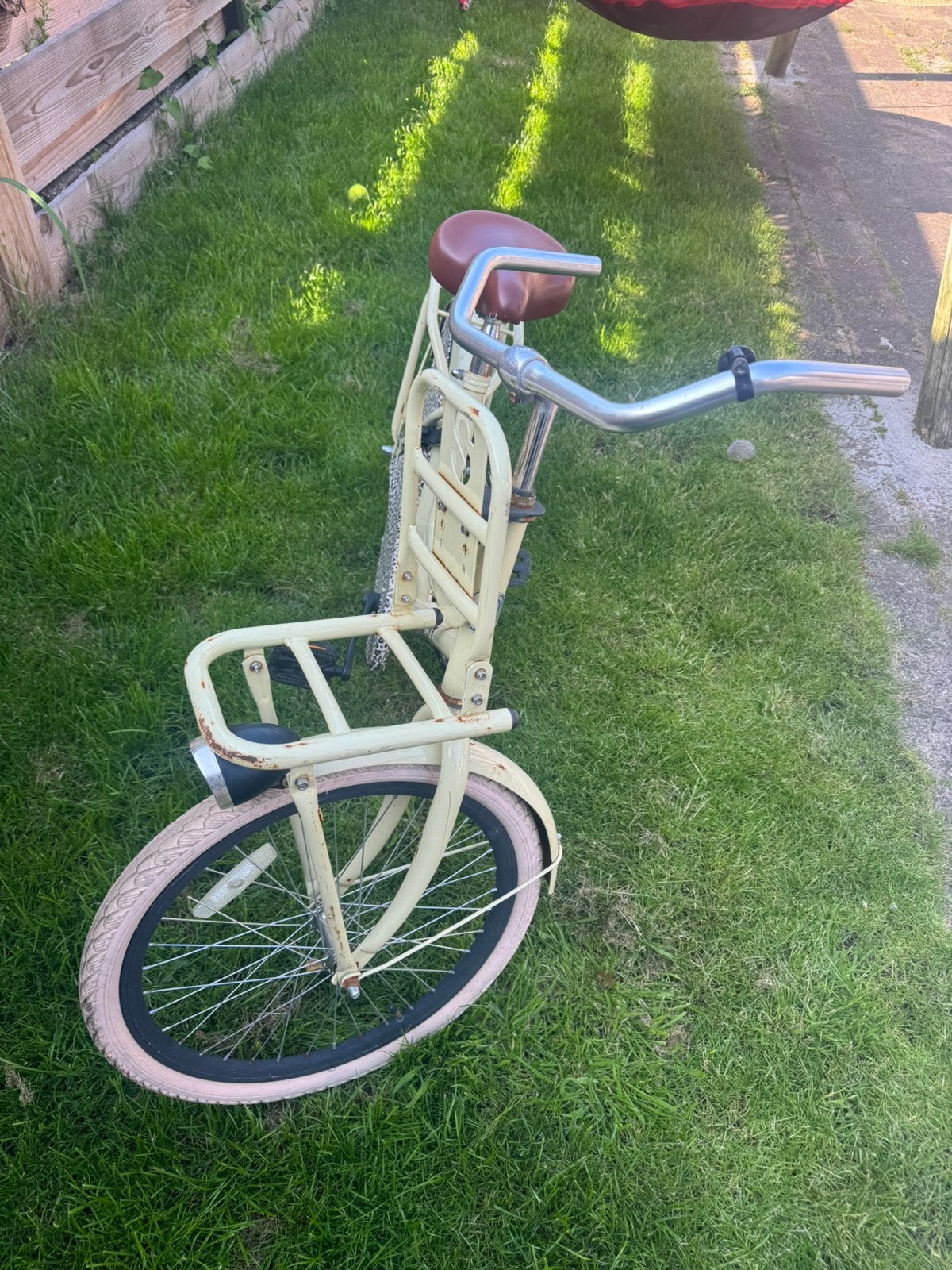 Meisjesfiets, Ophalen, Gebruikt, Terugtraprem, 24 inch