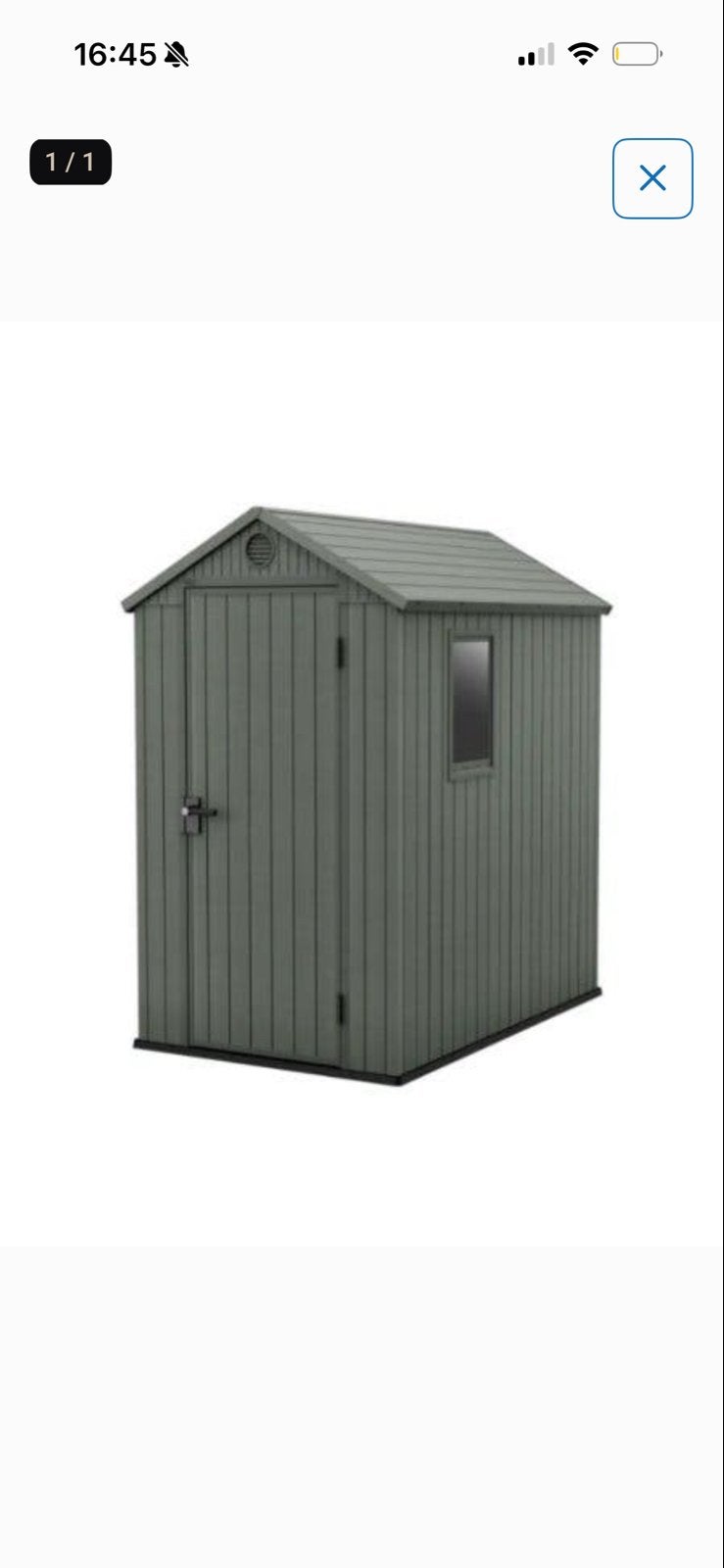 VANDAAG OPHALEN !! Keter tuinhuisje - bruin (voorbeeldfoto), Tuin en Terras, Tuinhuizen, Kunststof, Gebruikt, Schuur, Minder dan 200 cm