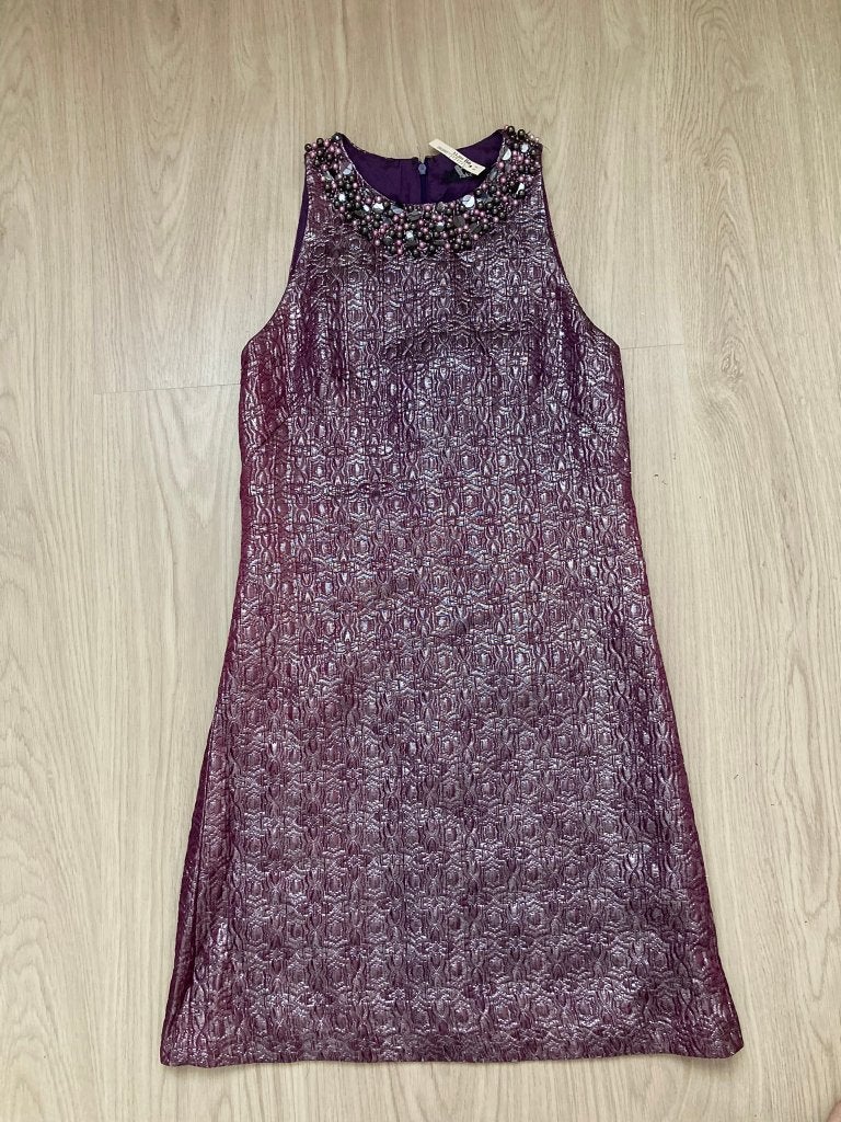 Paars glitter kralen jurk, Paars, Nieuw, Ophalen of Verzenden, Maat 34 (XS) of kleiner