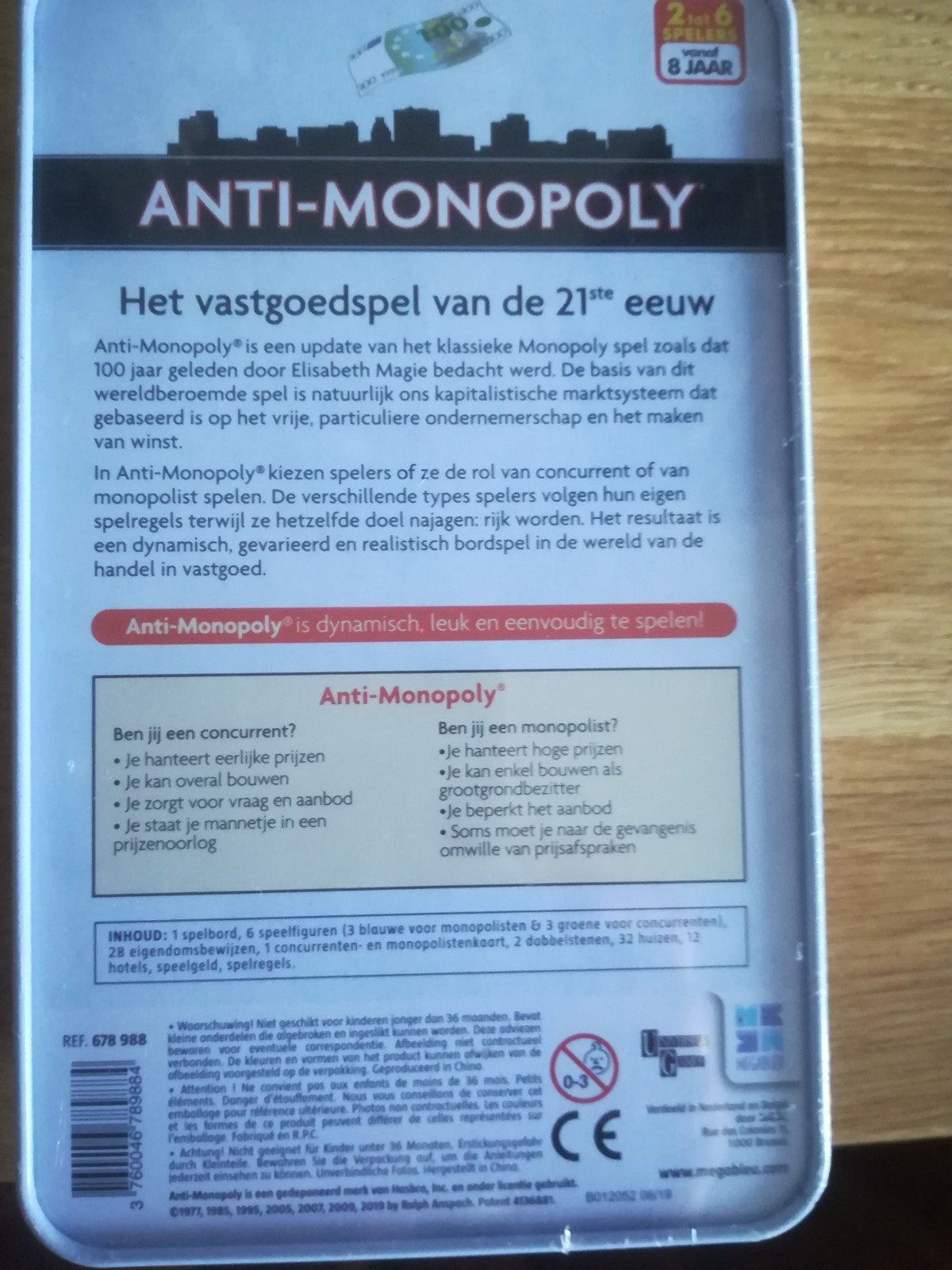 Strategisch reisspel Anti-monopoly vastgoedspel NIEUW, Ophalen of Verzenden, Nieuw, Reisspel