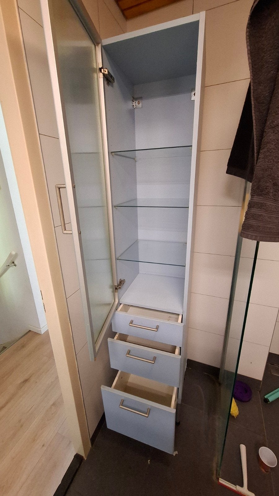 Badkamer kastje, Ophalen, Minder dan 50 cm, Gebruikt, 150 tot 200 cm