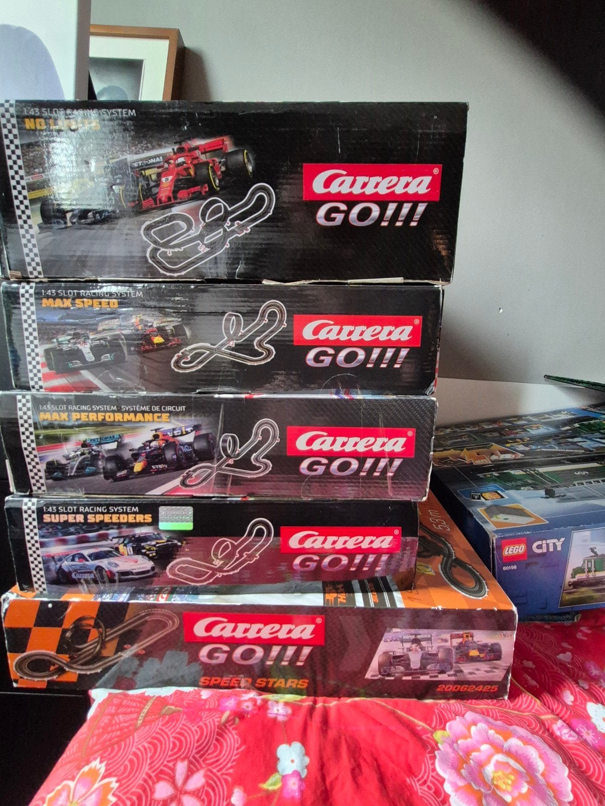 Carrera GO!!! Racebaan Mega Set - 5 Banen, 30+ Meter, Ophalen of Verzenden, Elektrisch, Carrera