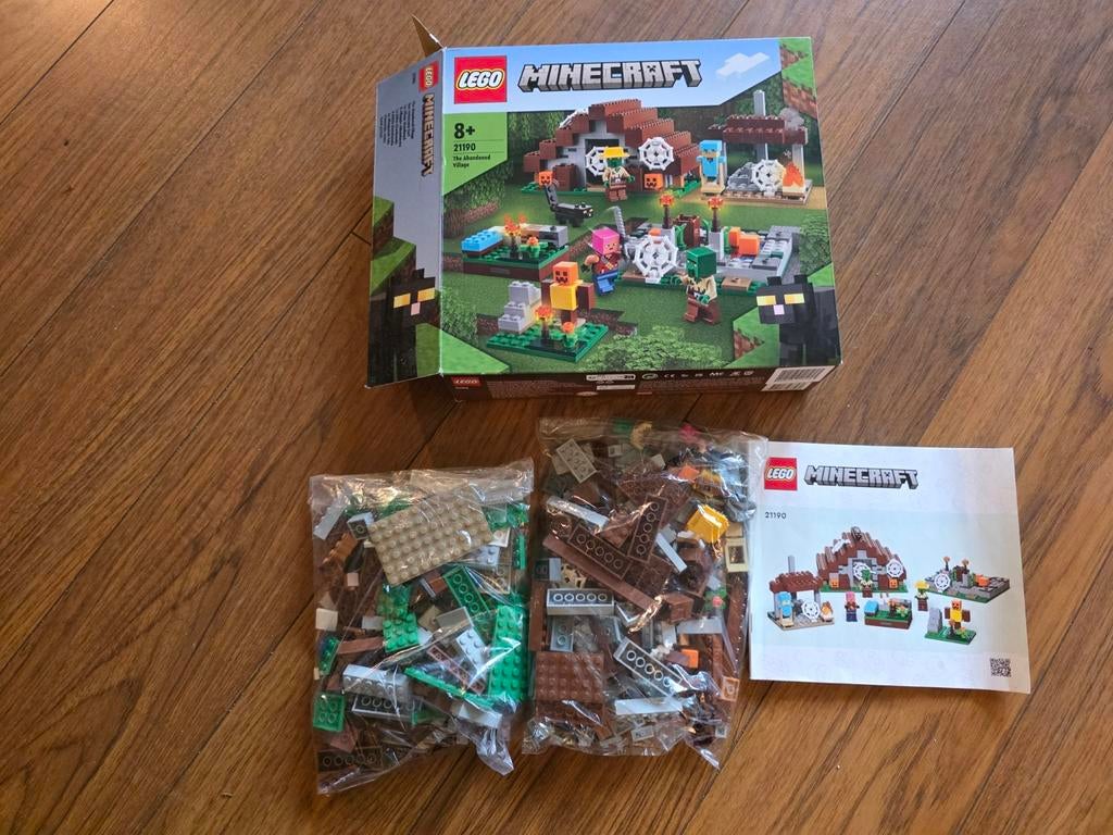 LEGO Minecraft 21190 Het Verlaten Dorp - Compleet Pakket, Kinderen en Baby's, Speelgoed | Duplo en Lego, Minecraft, Lego, Compleet
