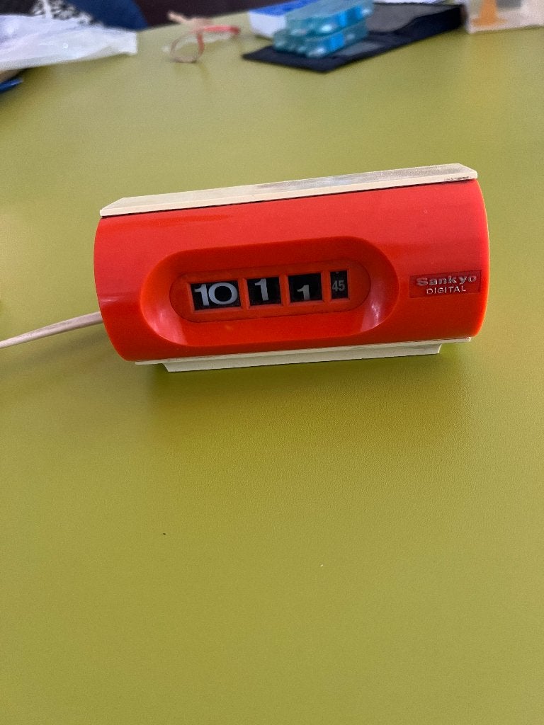 Vintage: 2 leuke Sankyo wekkerradio's, Ophalen of Verzenden, Huis en Inrichting