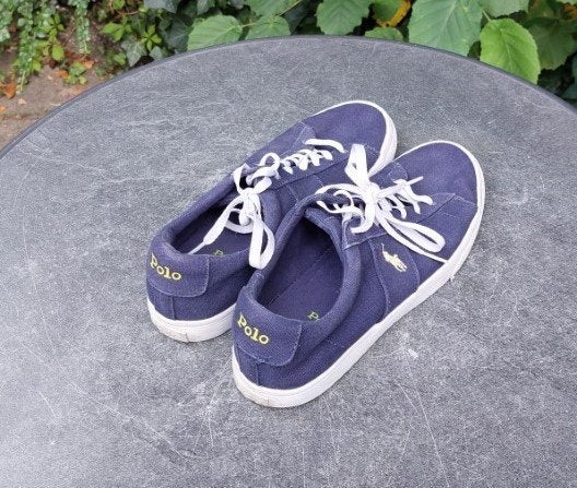 Ralph Lauren POLO veter heren sport / sneakers /gympen, Ralph Lauren Polo, Blauw, Ophalen of Verzenden, Sneakers of Gympen