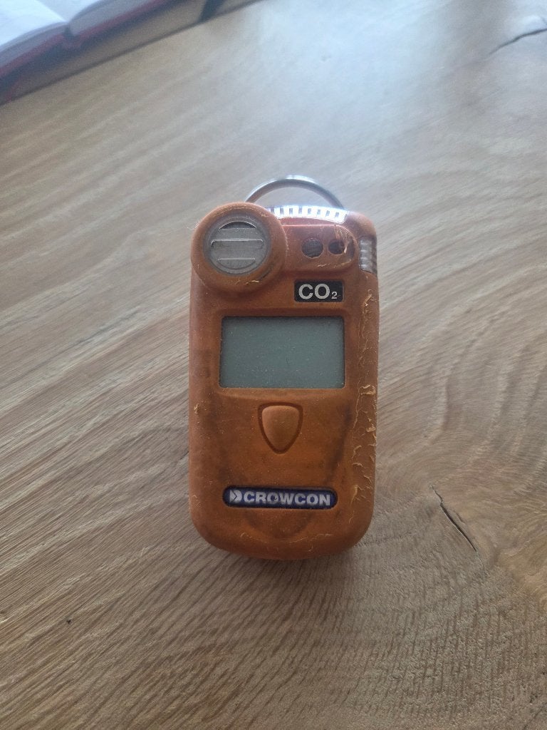 CO2 meter crowcon, Ophalen, Gebruikt