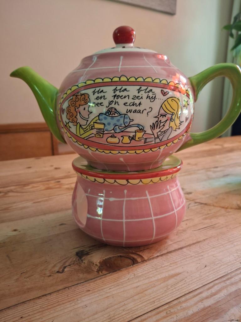 Blond Amsterdam theepot met theelicht - Nieuw, Ophalen, Blond Amsterdam, Keramiek, Overige typen