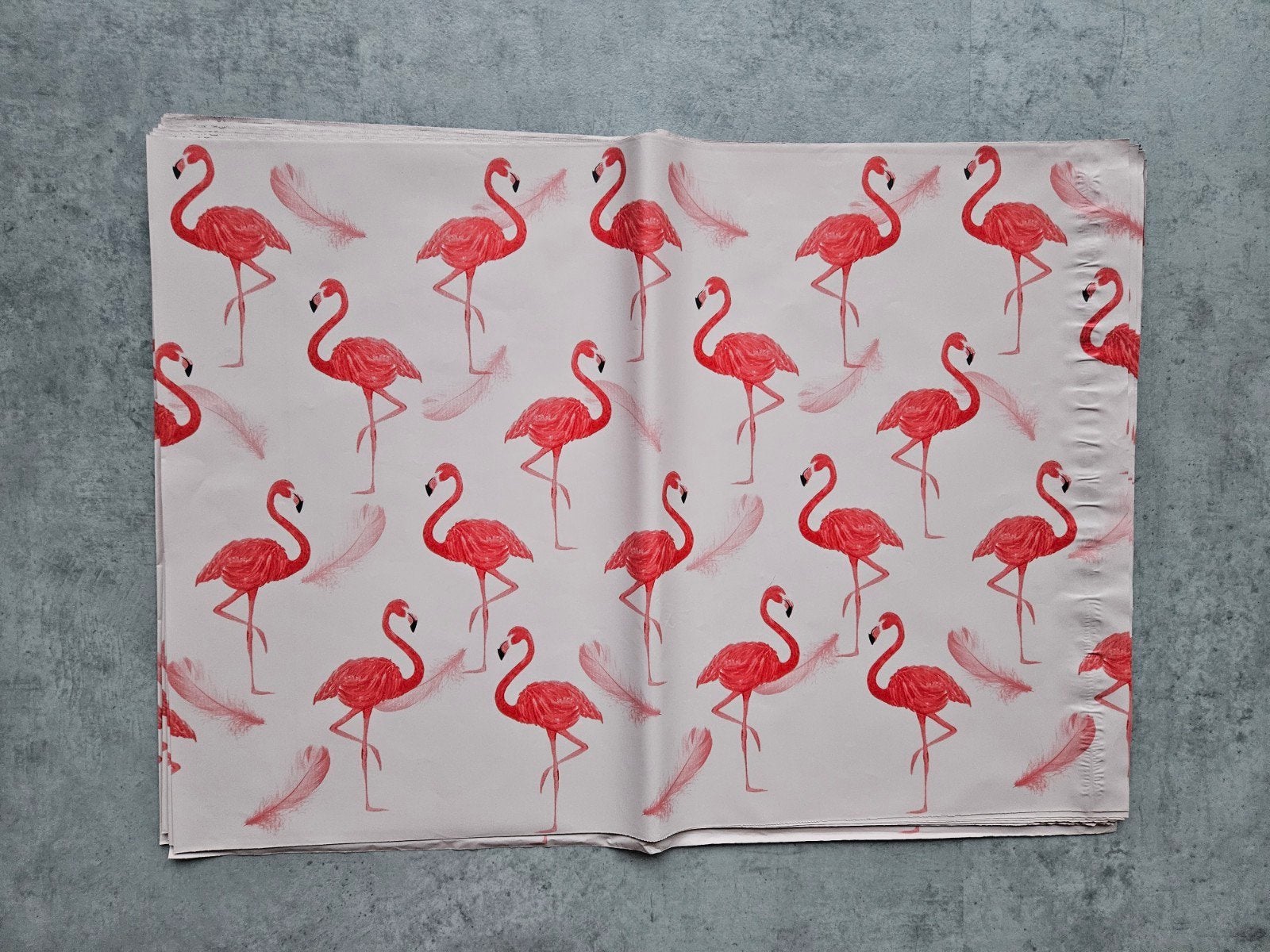 20 verzendzakken met flamingo's groot 37×48cm, Postzegels en Munten, Ophalen of Verzenden, Overige typen