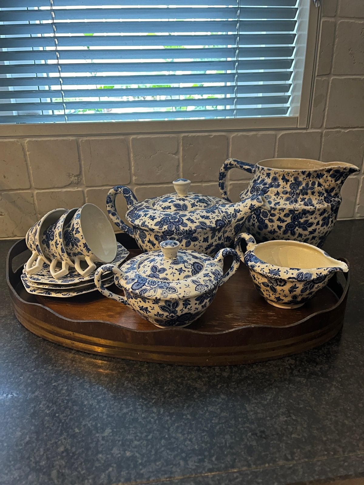 Beatrix servies blauw, Antiek en Kunst, Ophalen of Verzenden