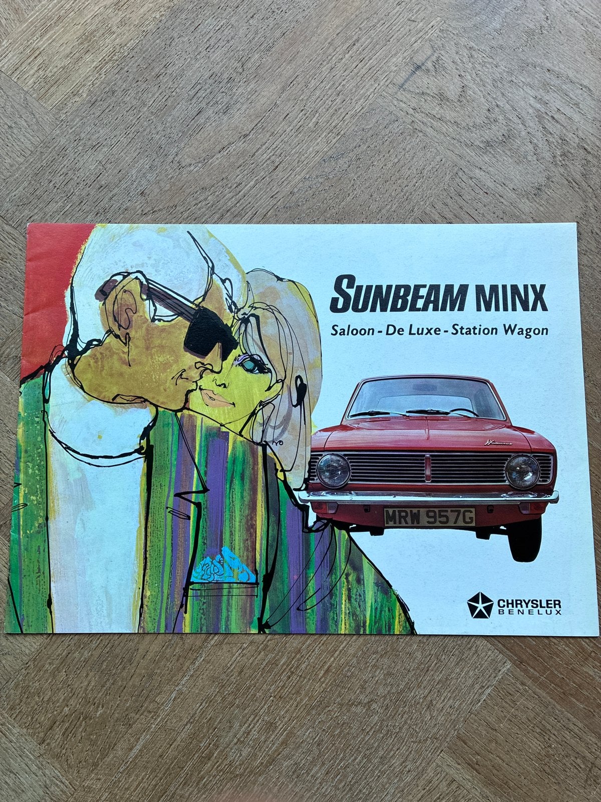 Sunbeam Minx brochure, Verzenden, Zo goed als nieuw, Overige merken
