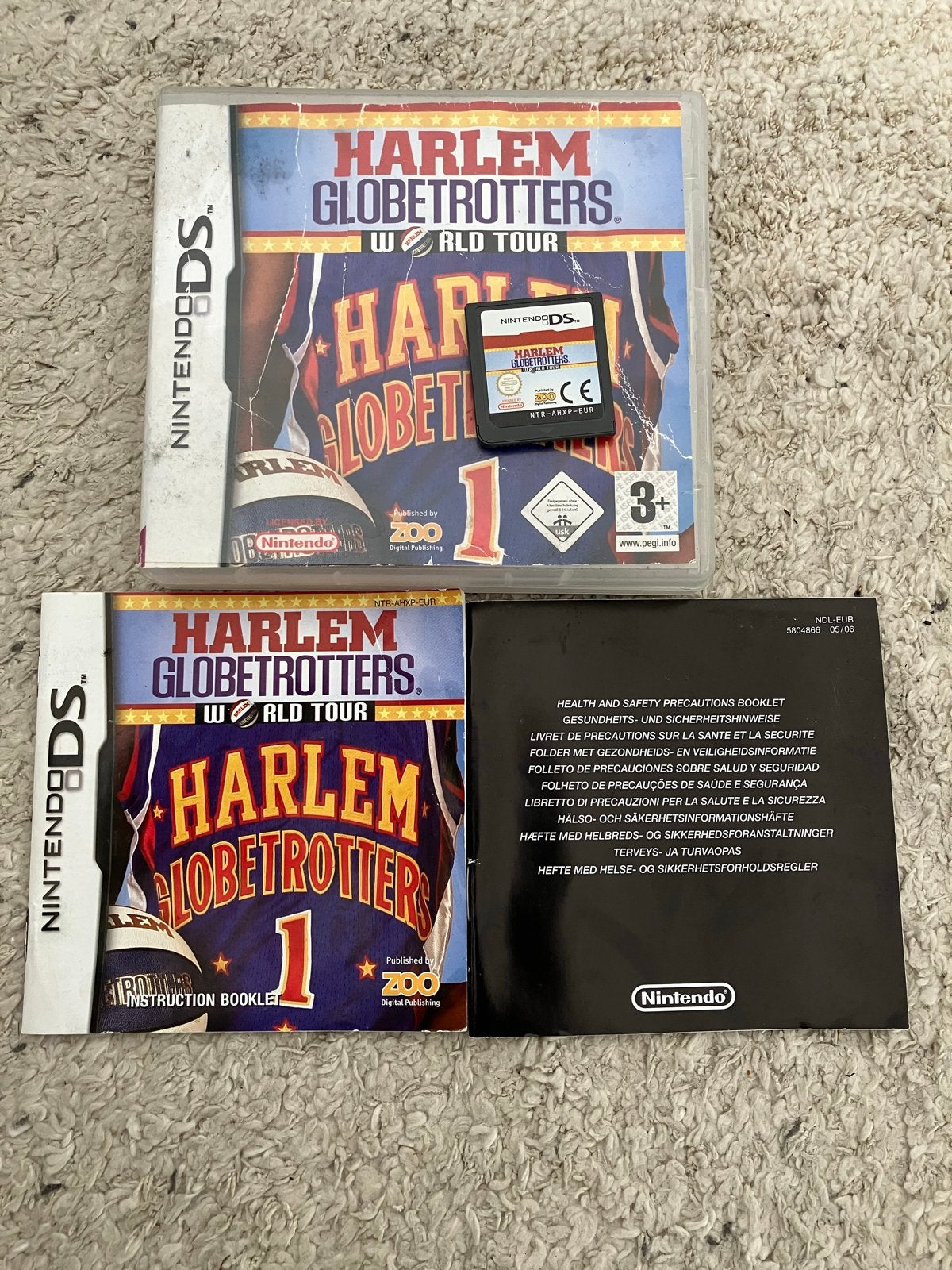 Harlem Globetrotters World Tour DS Game, Gebruikt, Gekoppelde computers, 1 speler, Ophalen of Verzenden