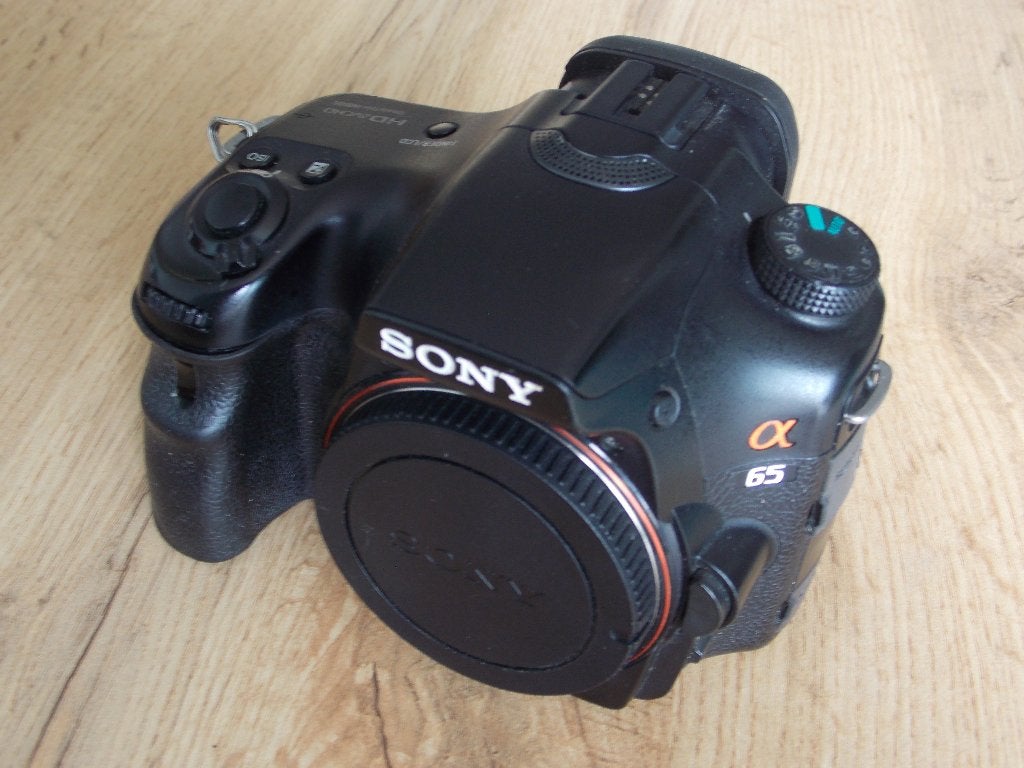 Sony slt A65 camera body, Gebruikt, 25 megapixels, Verzenden, Ingebouwde flitser